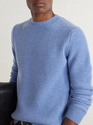 Slowear Slim-Fit Ribbed Wool Sweater - Men | Thumbnail 5 Slowear Slim-Fit Ribbed Wool Sweater - Men | Thumbnail 5