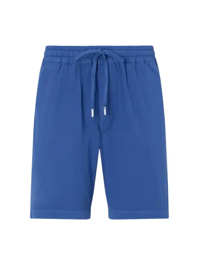 Alfa Straight-Leg Cotton-Blend Drawstring Shorts - Men