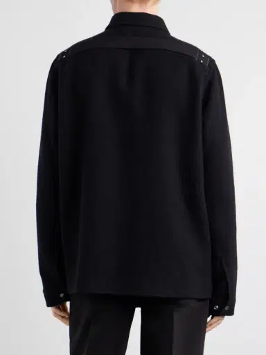 Rick Owens Brad Virgin Wool Zip-up Jacket - Men | Thumbnail 4 Rick Owens Brad Virgin Wool Zip-up Jacket - Men | Thumbnail 4