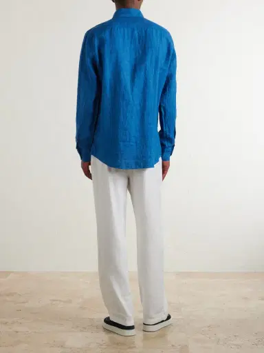 Frescobol Carioca Antonio Linen Shirt - Men | Thumbnail 4 Frescobol Carioca Antonio Linen Shirt - Men | Thumbnail 4