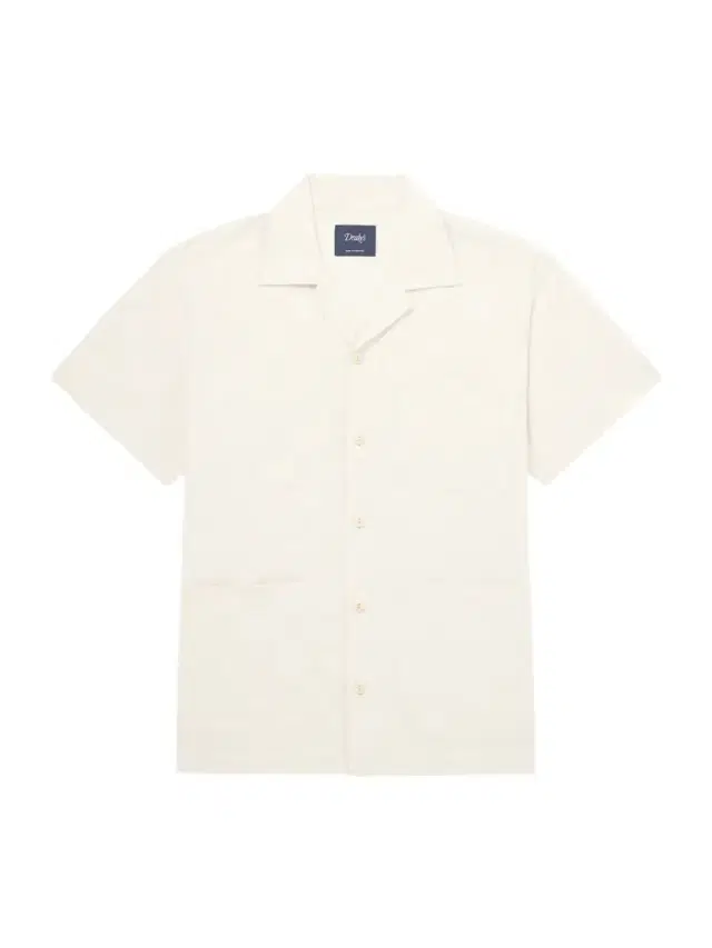 Drake's Camp-Collar Linen Shirt - Men