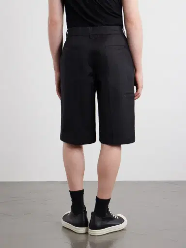 Rick Owens Straight-Leg Cotton-Blend Canvas Shorts - Men | Thumbnail 4