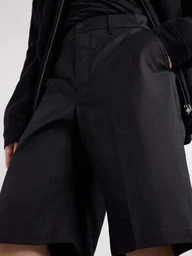 Rick Owens Straight-Leg Cotton-Blend Canvas Shorts - Men | Thumbnail 5