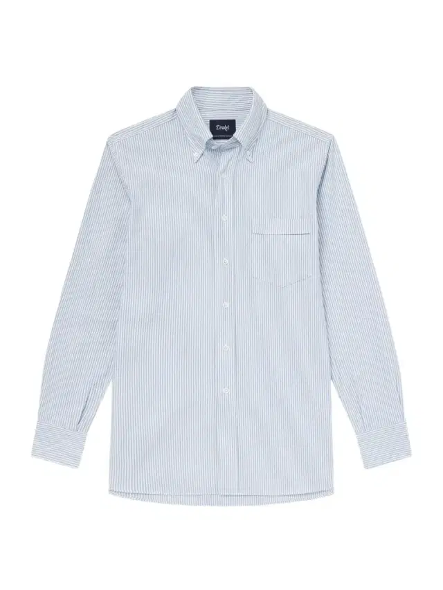 Button-Down Collar Striped Cotton Shirt - Men