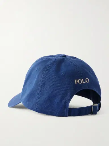 Polo Ralph Lauren Logo-Embroidered Cotton-Twill Baseball Cap - Men | Thumbnail 4
