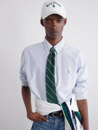 Polo Ralph Lauren Logo-Embroidered Cotton-Twill Baseball Cap - Men | Thumbnail 3