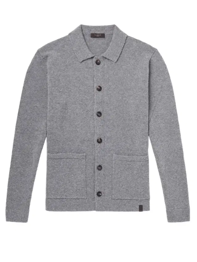 Zanone Wool-Blend Cardigan - Men