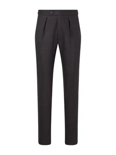 Slowear Tapered Pleated Wool and Cashmere-Blend Suit Trousers - Men | Thumbnail 1