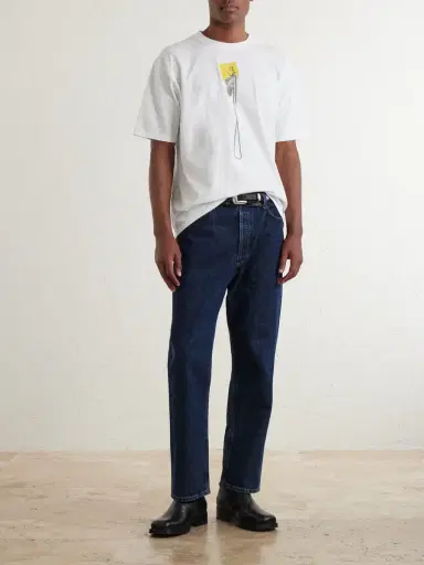KAPITAL Peckish Printed Cotton-Jersey T-Shirt - Men | Thumbnail 2