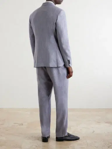 MR P. Wool, Silk and Linen-Blend Suit Jacket - Men | Thumbnail 4 MR P. Wool, Silk and Linen-Blend Suit Jacket - Men | Thumbnail 4