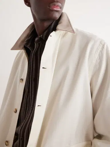 Frame Suede-Trimmed Cotton-Blend Jacket - Men | Thumbnail 5 Frame Suede-Trimmed Cotton-Blend Jacket - Men | Thumbnail 5