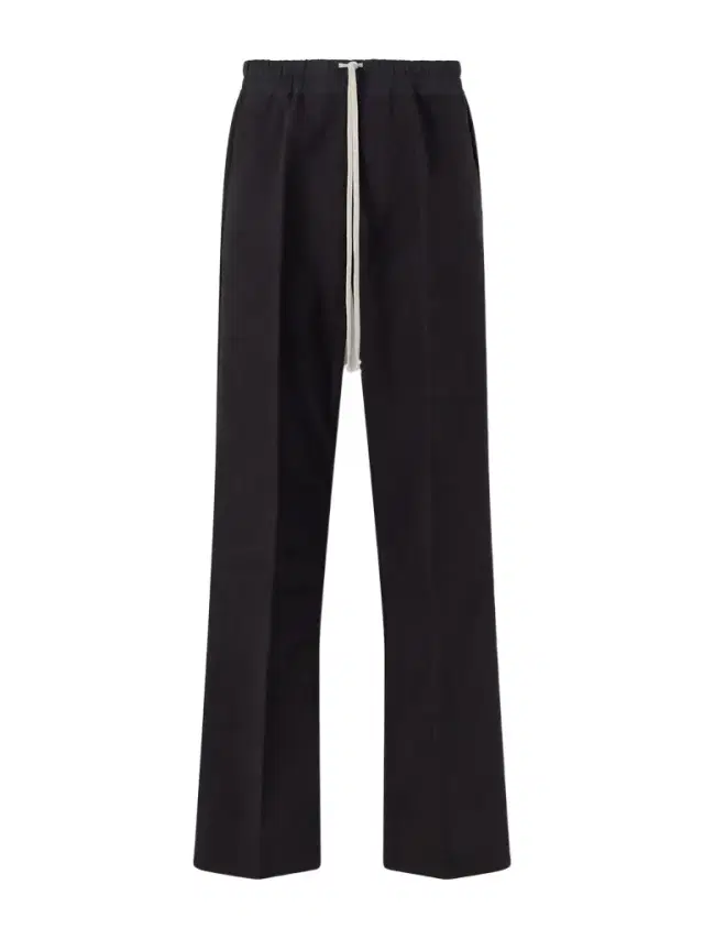 Rick Owens Dietrich Straight-Leg Cotton-Twill Drawstring Trousers - Men