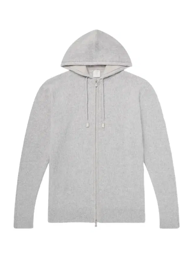 Ribbed Cashmere Zip-Up Hoodie - Men