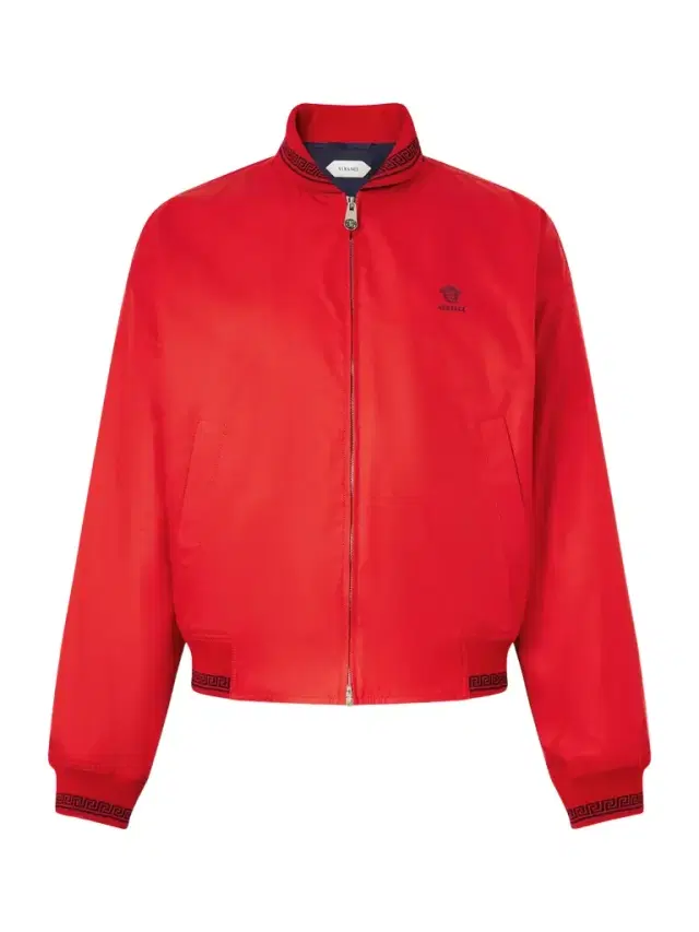 Versace Logo-Embroidered Cotton Blouson Jacket - Men