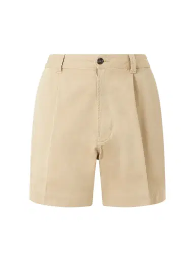 Drake's Straight-Leg Pleated Cotton Twill Chino Shorts - Men | Thumbnail 1