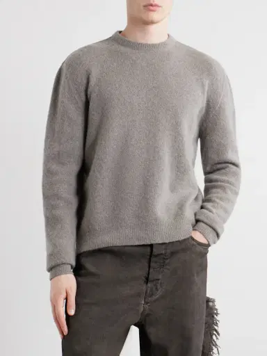 Rick Owens Cashmere-Blend Sweater - Men | Thumbnail 3 Rick Owens Cashmere-Blend Sweater - Men | Thumbnail 3