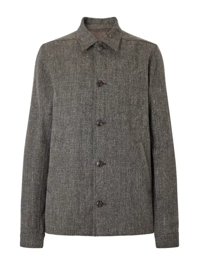 Rick Owens Brad Wool and Linen-Blend Jacket - Men