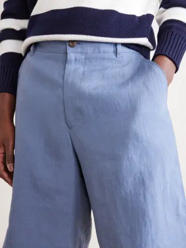 Paul Smith Straight-Leg Linen Shorts - Men | Thumbnail 5
