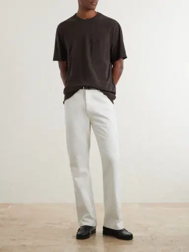 James Perse Distressed Cotton-Jersey T-Shirt - Men | Thumbnail 2 James Perse Distressed Cotton-Jersey T-Shirt - Men | Thumbnail 2