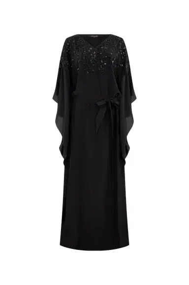 Roberto Cavalli Silk Maxi Dress with Embellished Detail | Thumbnail 1