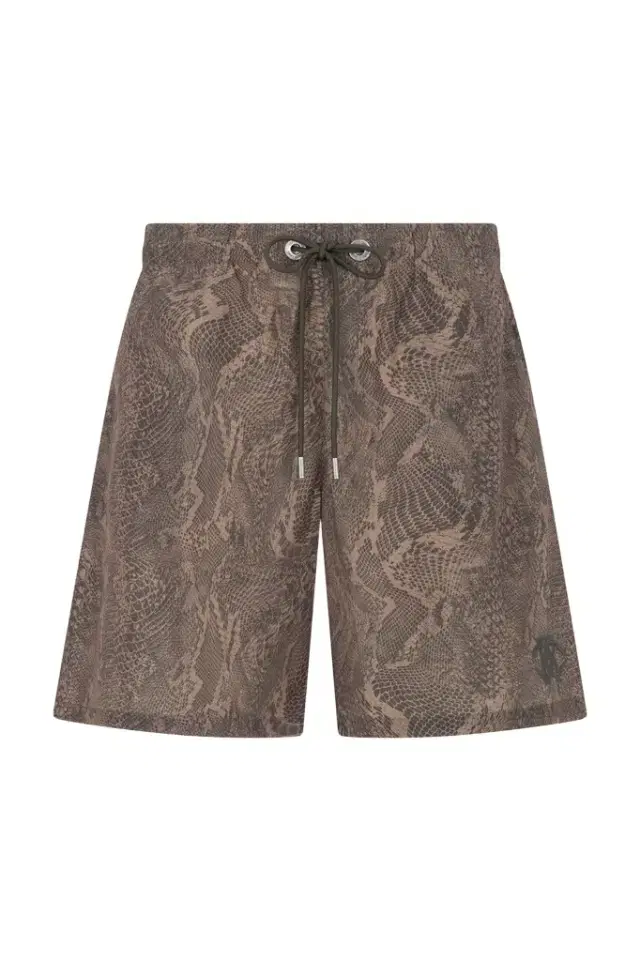 Roberto Cavalli Swimsuit in Dark Python Print