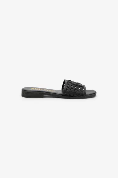 Roberto Cavalli Sandal with Logo Detail | Thumbnail 2