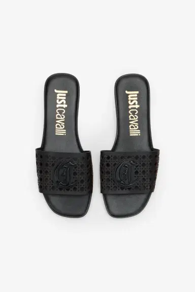 Roberto Cavalli Sandal with Logo Detail | Thumbnail 4