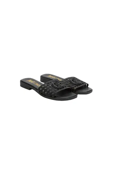 Roberto Cavalli Sandal with Logo Detail | Thumbnail 1