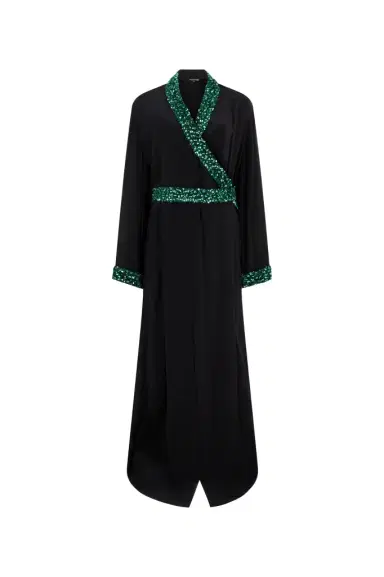 Roberto Cavalli Silk Maxi Dress with Embellished Detail | Thumbnail 1
