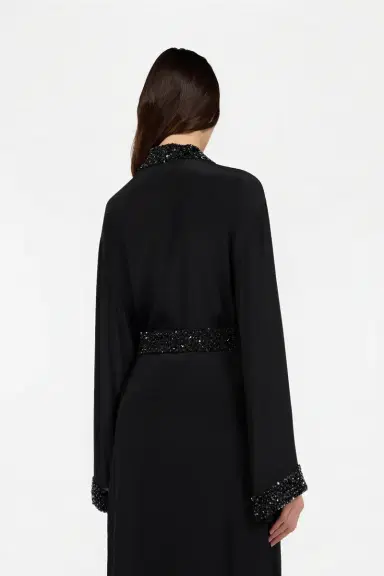 Roberto Cavalli Silk Maxi Dress with Embellished Detail | Thumbnail 5