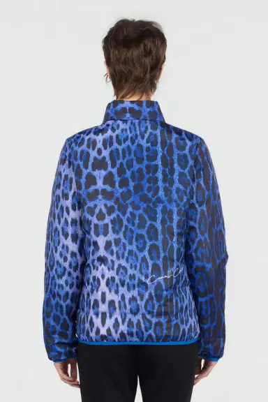 Roberto Cavalli Bomber in Leopard Print | Thumbnail 3 Roberto Cavalli Bomber in Leopard Print | Thumbnail 3