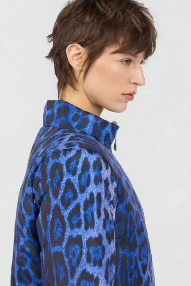 Roberto Cavalli Bomber in Leopard Print | Thumbnail 5 Roberto Cavalli Bomber in Leopard Print | Thumbnail 5