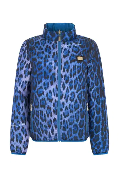 Roberto Cavalli Bomber in Leopard Print | Thumbnail 1 Roberto Cavalli Bomber in Leopard Print | Thumbnail 1