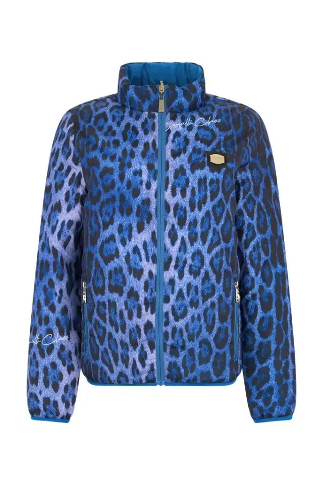Bomber in Leopard Print