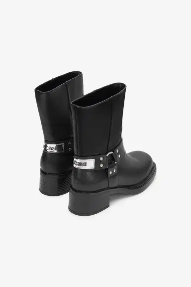 Roberto Cavalli Boots with Logo Detail | Thumbnail 3