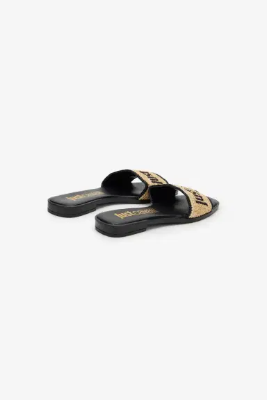 Roberto Cavalli Sandal with Logo Detail | Thumbnail 3