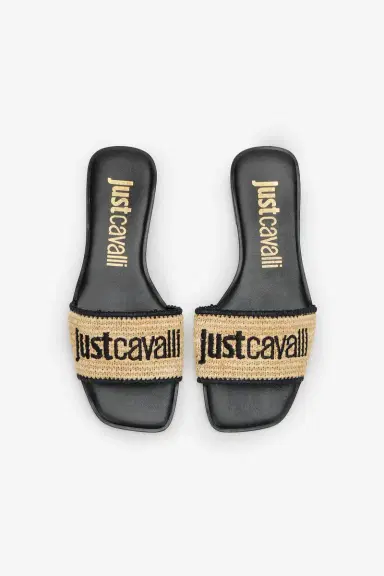 Roberto Cavalli Sandal with Logo Detail | Thumbnail 4