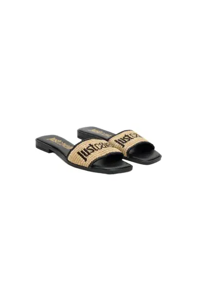 Roberto Cavalli Sandal with Logo Detail | Thumbnail 1