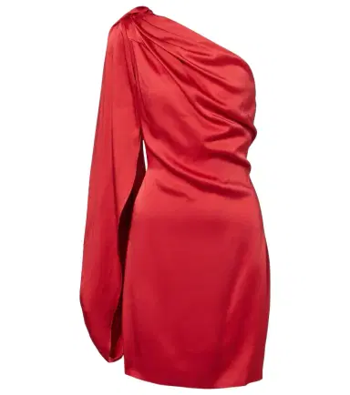 Stella McCartney One-shoulder satin minidress | Thumbnail 1