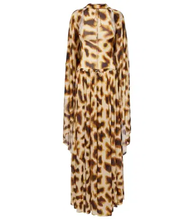 Christopher Esber Printed draped caped gown | Thumbnail 1