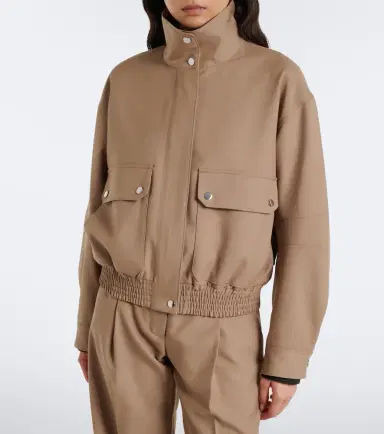 Proenza Schouler Aviva wool-blend gabardine jacket | Thumbnail 3
