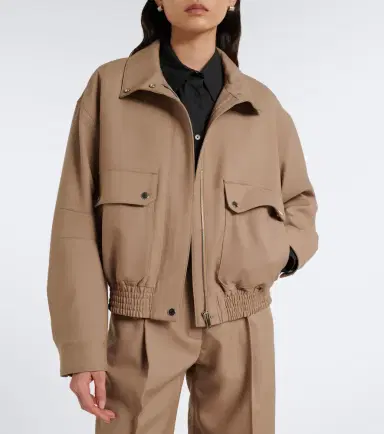 Proenza Schouler Aviva wool-blend gabardine jacket | Thumbnail 4