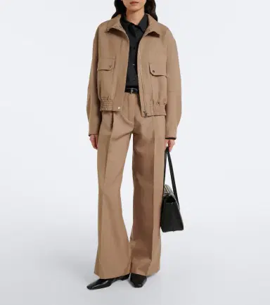 Proenza Schouler Aviva wool-blend gabardine jacket | Thumbnail 5