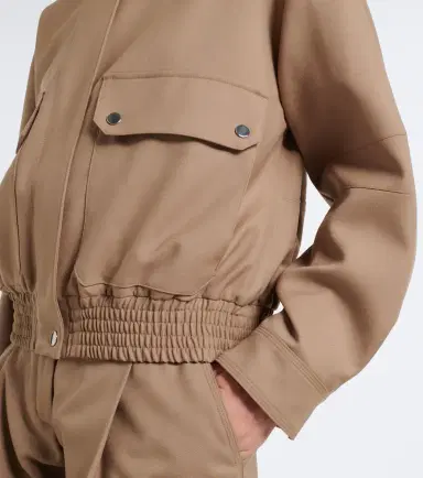 Proenza Schouler Aviva wool-blend gabardine jacket | Thumbnail 7