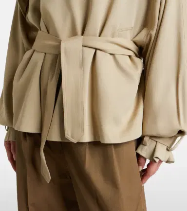 The Frankie Shop Elva twill trench coat | Thumbnail 2 The Frankie Shop Elva twill trench coat | Thumbnail 2