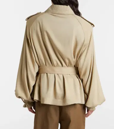The Frankie Shop Elva twill trench coat | Thumbnail 6 The Frankie Shop Elva twill trench coat | Thumbnail 6