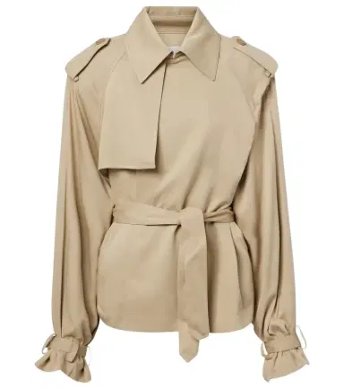 The Frankie Shop Elva twill trench coat | Thumbnail 1 The Frankie Shop Elva twill trench coat | Thumbnail 1