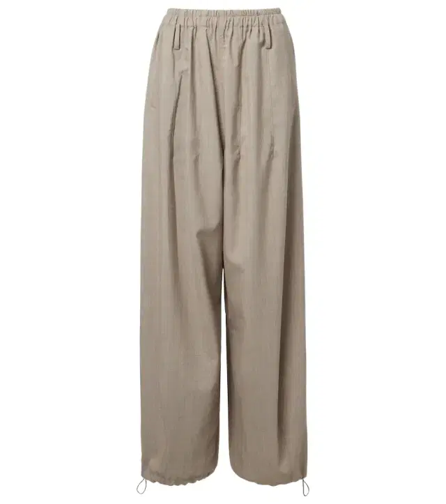 Oakdale virgin wool wide-leg pants