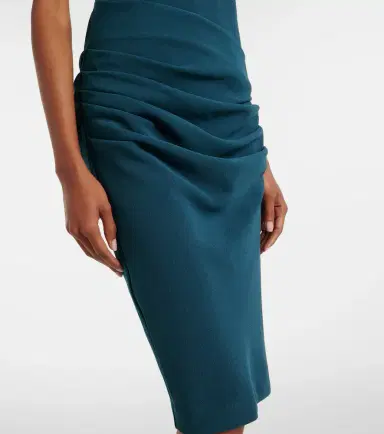 Alex Perry Ruched crêpe corset dress | Thumbnail 2