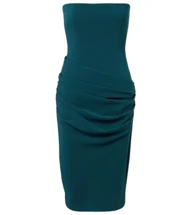 Alex Perry Ruched crêpe corset dress | Thumbnail 1